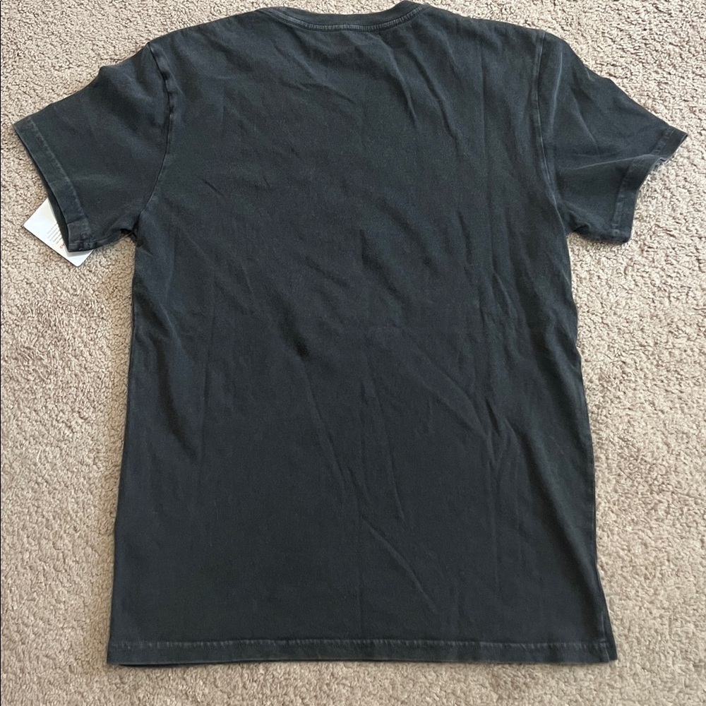 Lucky Brand Black T-Shirt with Leaf Graphic - Picture 5 of 5
